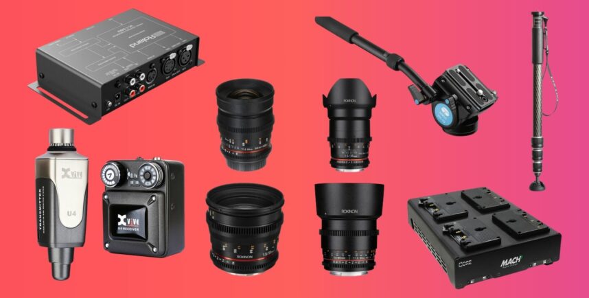 B&H Deals - Rokinon Cine DS Lens Bundle, Gitzo Monopod, Core SWX Mach4 Charger, and More